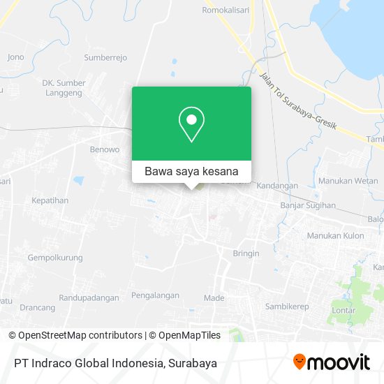 Peta PT Indraco Global Indonesia