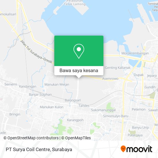 Peta PT Surya Coil Centre