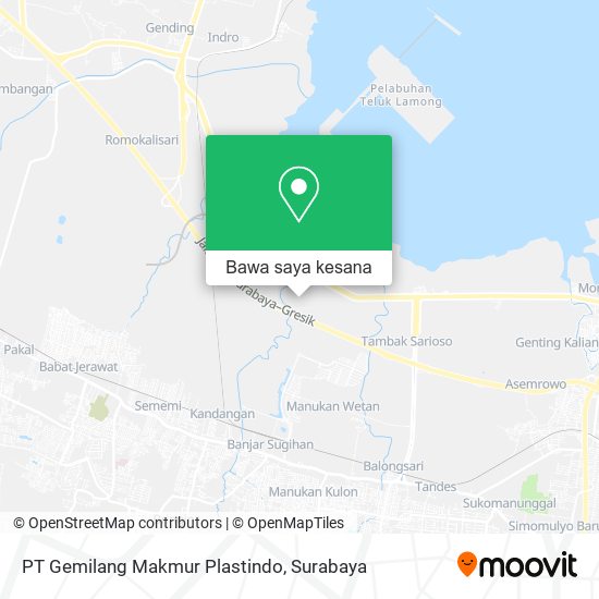 Peta PT Gemilang Makmur Plastindo