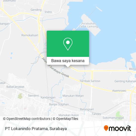 Peta PT Lokanindo Pratama