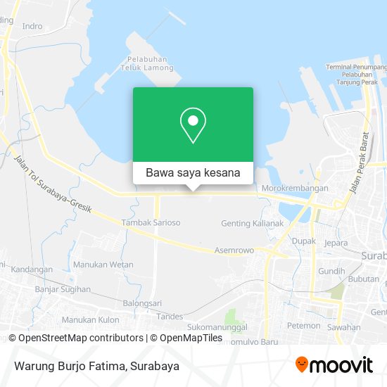 Peta Warung Burjo Fatima