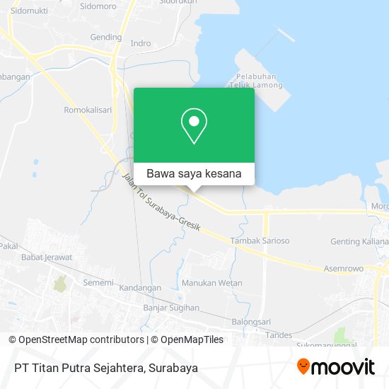 Peta PT Titan Putra Sejahtera