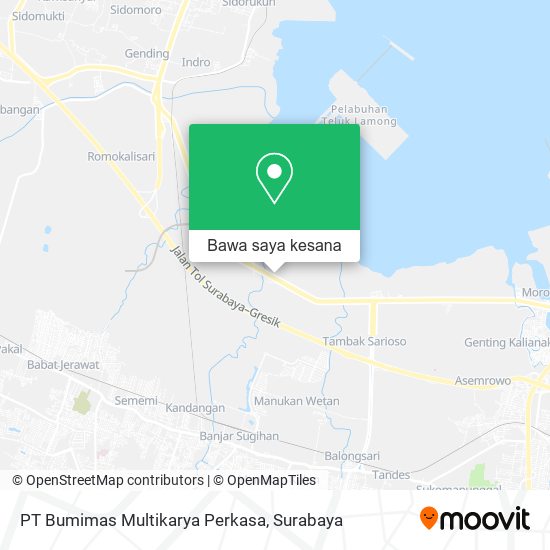 Peta PT Bumimas Multikarya Perkasa