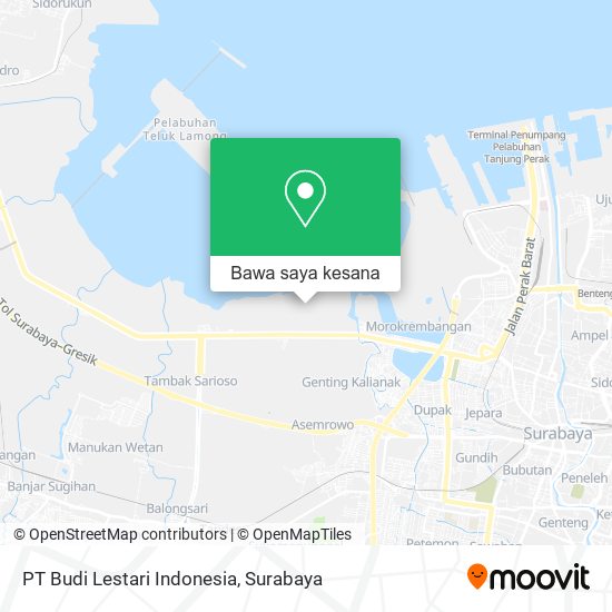 Peta PT Budi Lestari Indonesia