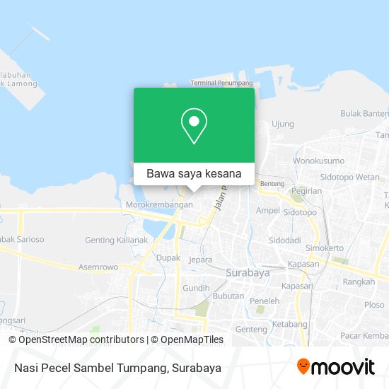 Peta Nasi Pecel Sambel Tumpang