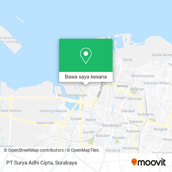 Peta PT Surya Adhi Cipta