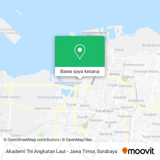 Peta Akademi Tni Angkatan Laut - Jawa Timur