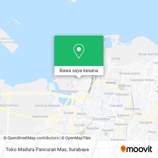 Peta Toko Madura Pancuran Mas