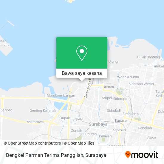 Peta Bengkel Parman Terima Panggilan