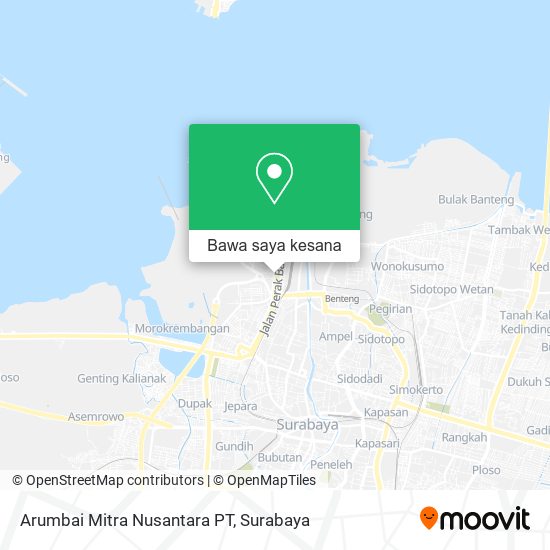 Peta Arumbai Mitra Nusantara PT