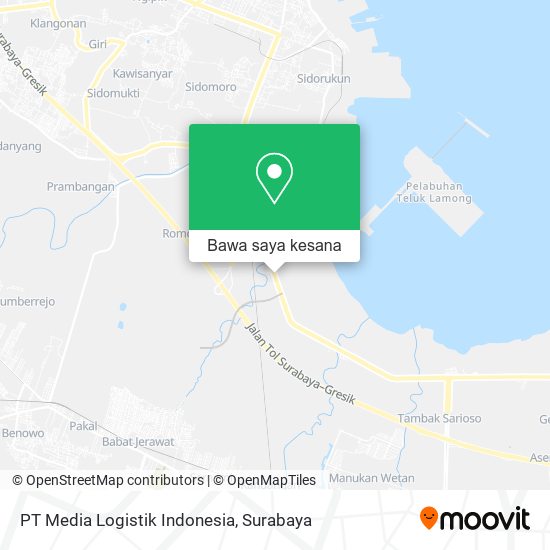 Peta PT Media Logistik Indonesia