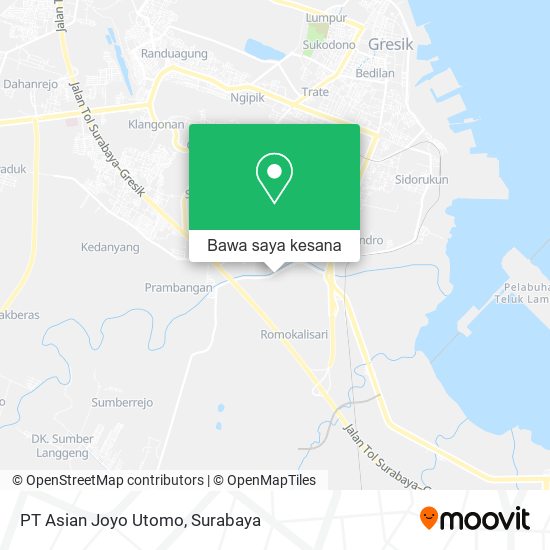 Peta PT Asian Joyo Utomo