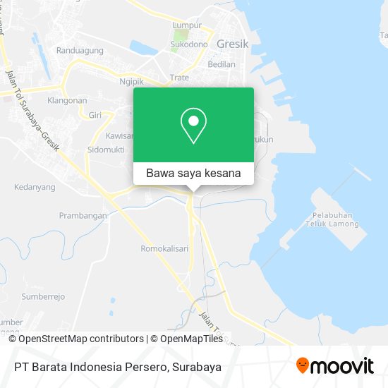 Peta PT Barata Indonesia Persero
