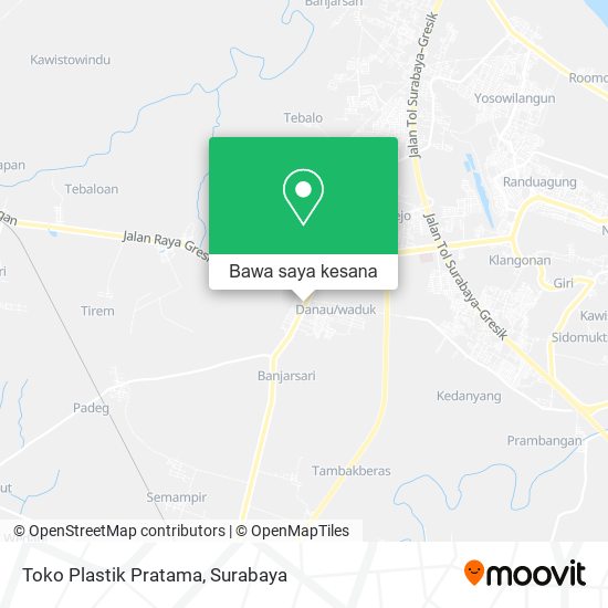 Peta Toko Plastik Pratama