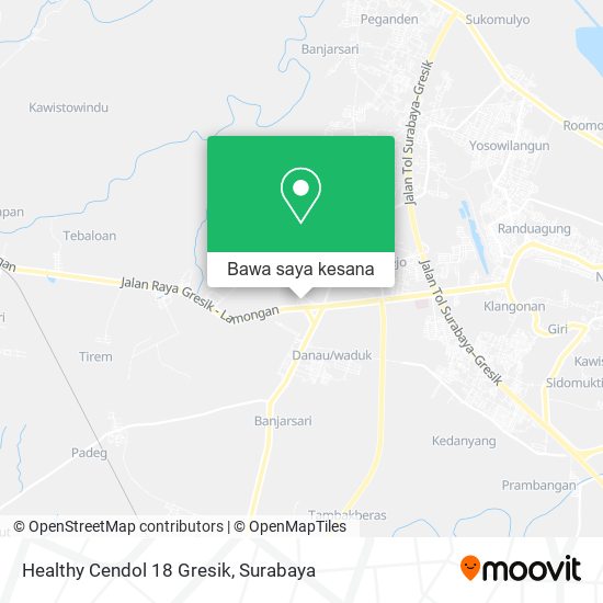 Peta Healthy Cendol 18 Gresik