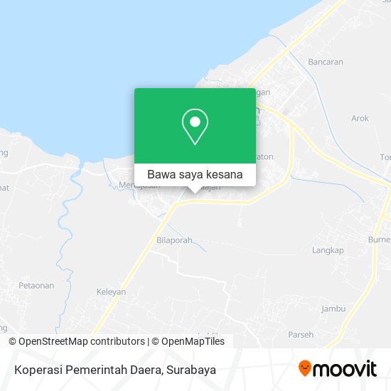 Peta Koperasi Pemerintah Daera