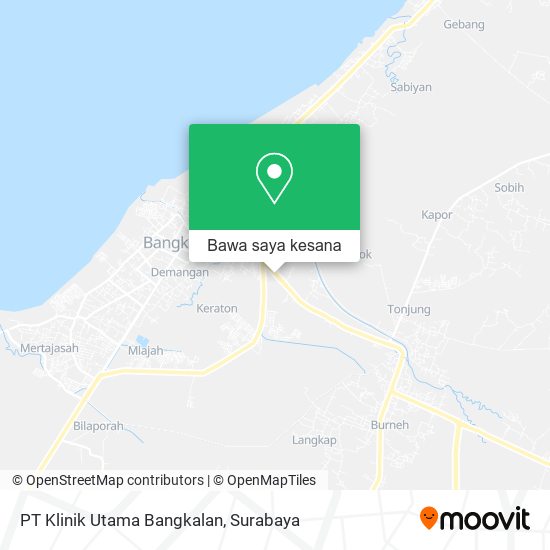 Peta PT Klinik Utama Bangkalan