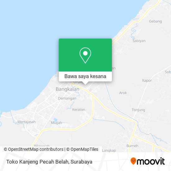 Peta Toko Kanjeng Pecah Belah