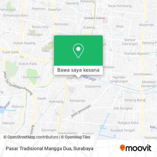 Peta Pasar Tradisional Mangga Dua