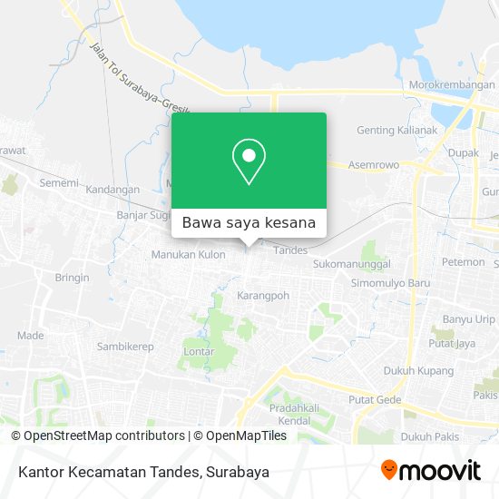 Peta Kantor Kecamatan Tandes