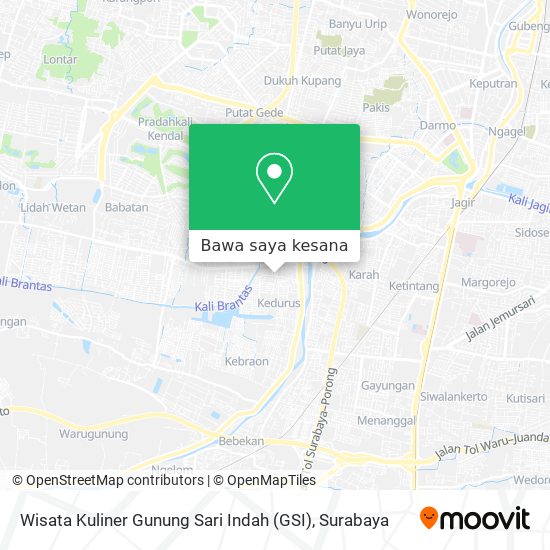 Peta Wisata Kuliner Gunung Sari Indah (GSI)