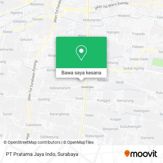 Peta PT Pratama Jaya Indo