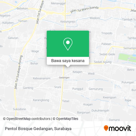 Peta Pentol Bosque Gedangan
