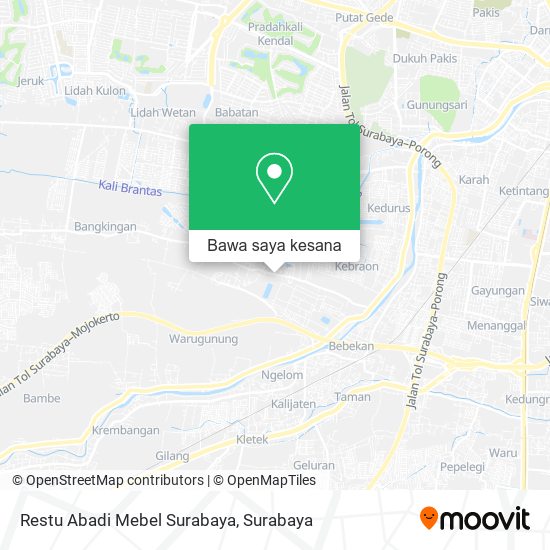 Peta Restu Abadi Mebel Surabaya