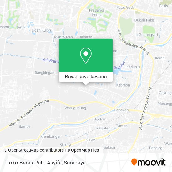 Peta Toko Beras Putri Asyifa