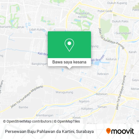 Peta Persewaan Baju Pahlawan da Kartini