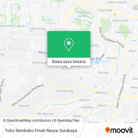 Peta Toko Sembako Emak Rasya