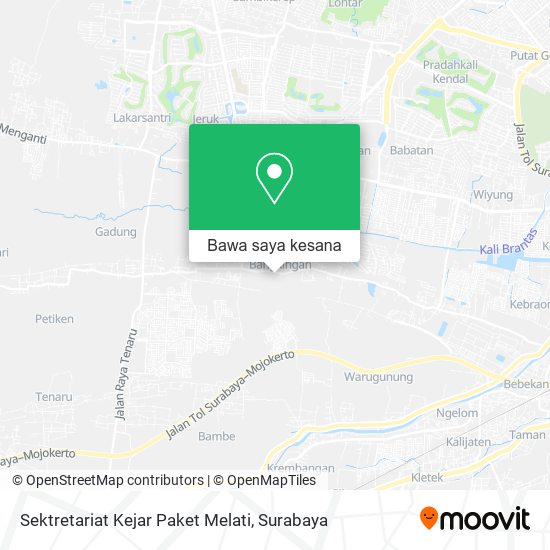 Peta Sektretariat Kejar Paket Melati