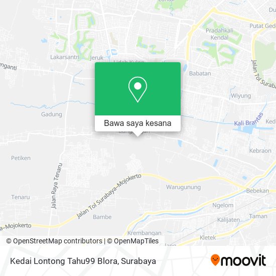 Peta Kedai Lontong Tahu99 Blora