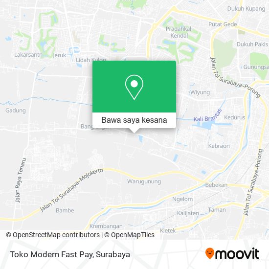 Peta Toko Modern Fast Pay
