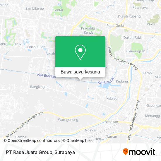Peta PT Rasa Juara Group