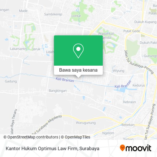 Peta Kantor Hukum Optimus Law Firm