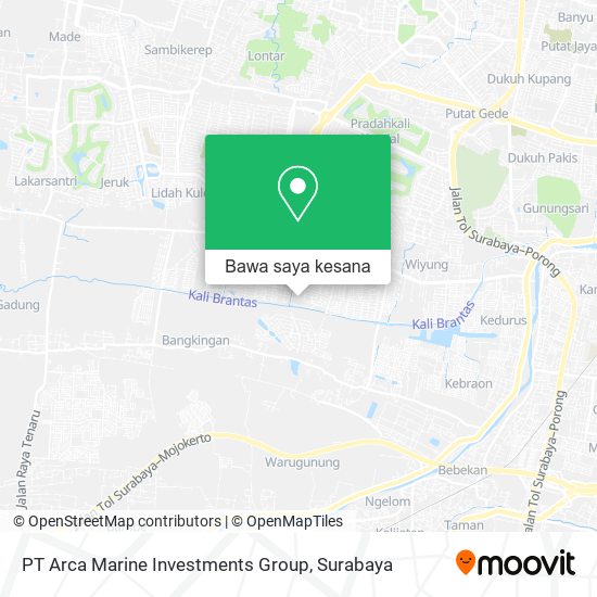 Peta PT Arca Marine Investments Group