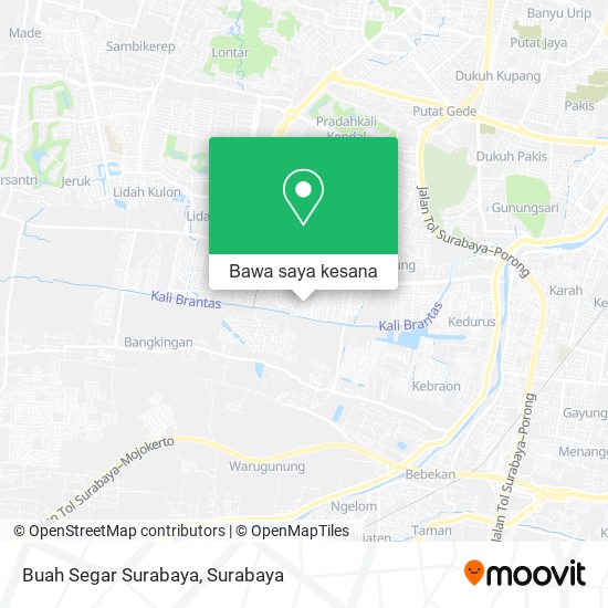 Peta Buah Segar Surabaya