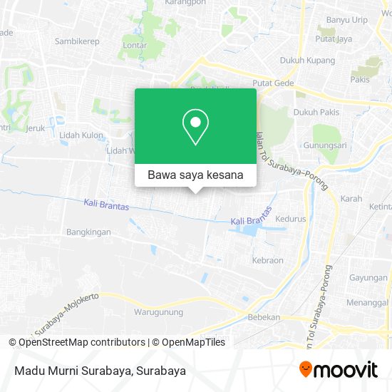 Peta Madu Murni Surabaya