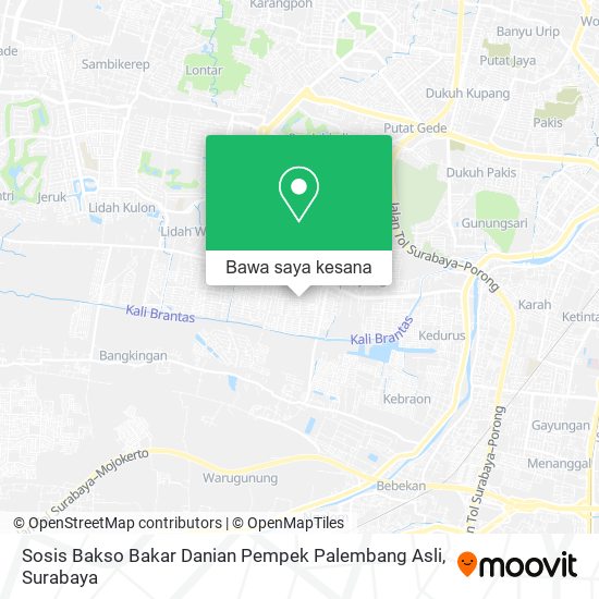 Peta Sosis Bakso Bakar Danian Pempek Palembang Asli