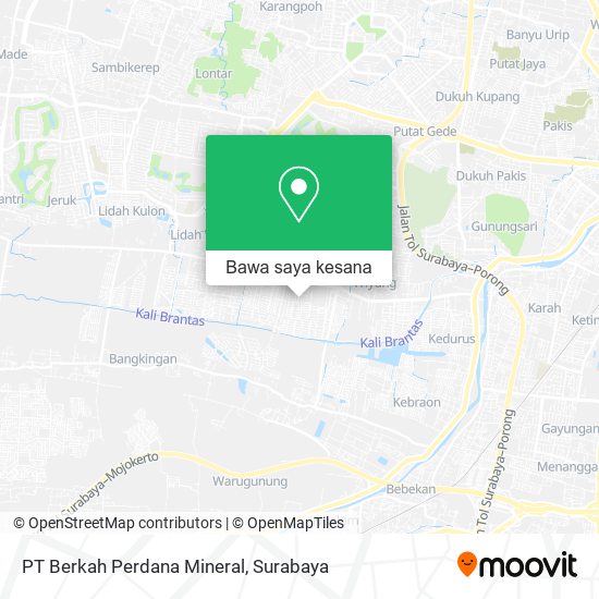 Peta PT Berkah Perdana Mineral