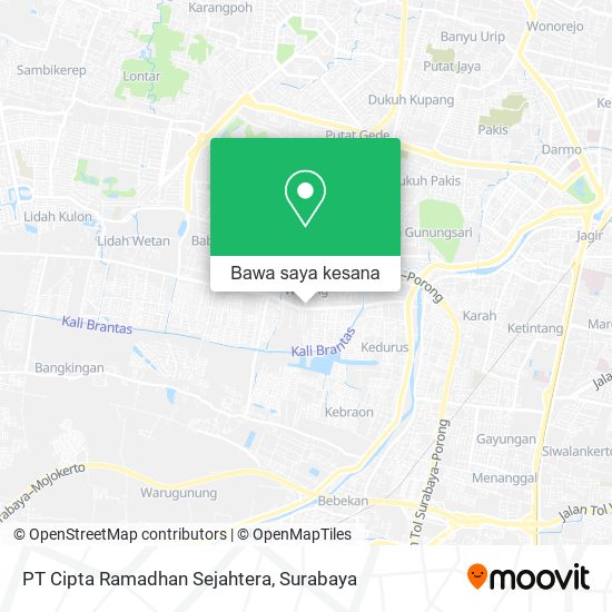 Peta PT Cipta Ramadhan Sejahtera