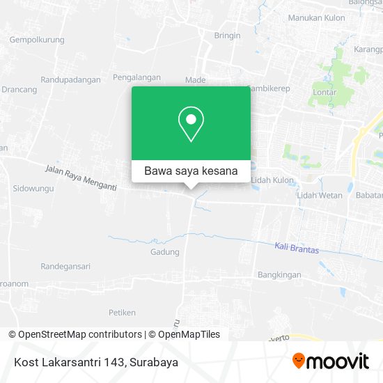 Peta Kost Lakarsantri 143