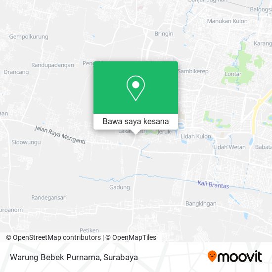 Peta Warung Bebek Purnama