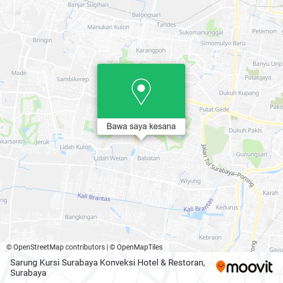 Peta Sarung Kursi Surabaya Konveksi Hotel & Restoran