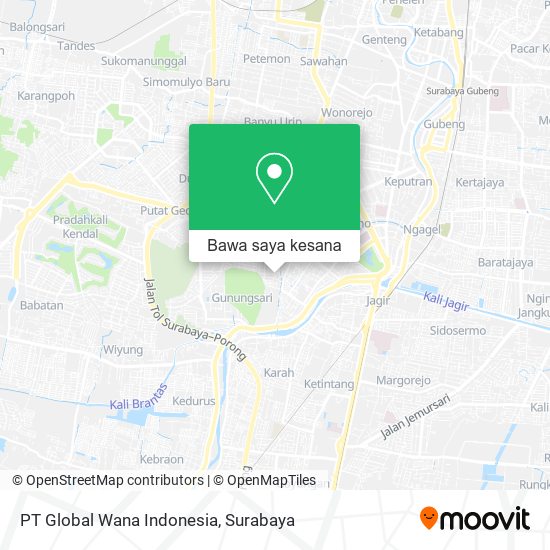 Peta PT Global Wana Indonesia