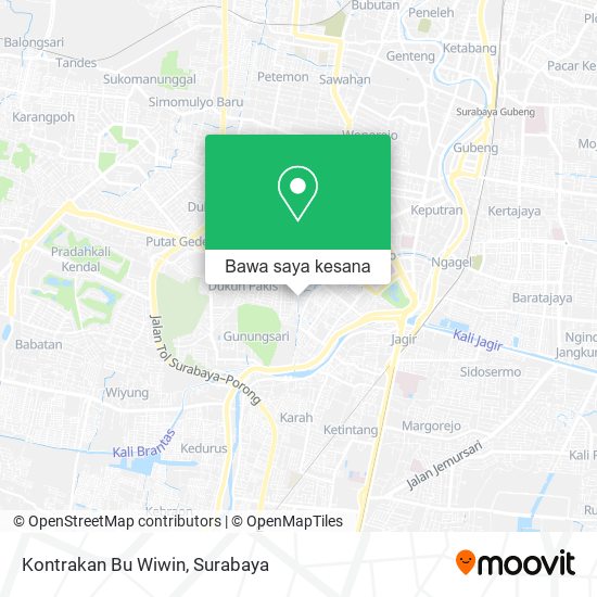 Peta Kontrakan Bu Wiwin