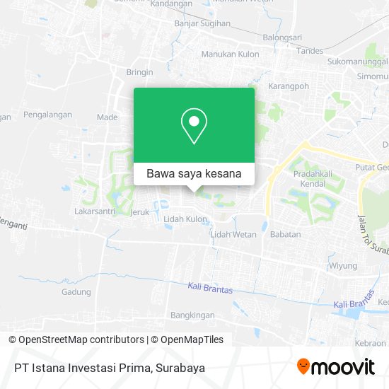 Peta PT Istana Investasi Prima