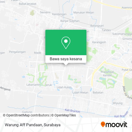 Peta Warung Aff Pandaan