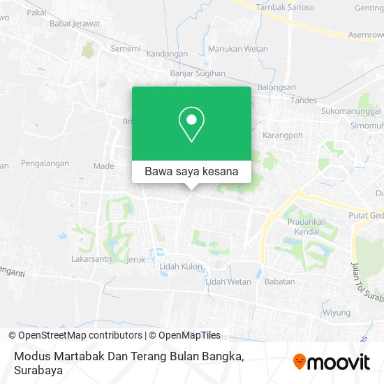 Peta Modus Martabak Dan Terang Bulan Bangka